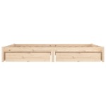 vidaXL Cadru de pat cu sertare, 140x190 cm vidaXL Cadru de pat cu sertare, 140x190 cm