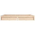 vidaXL Cadru de pat cu sertare King Size, 150x200 cm