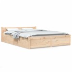 vidaXL Cadru de pat cu sertare, 160x200 cm vidaXL Cadru de pat cu sertare, 160x200 cm