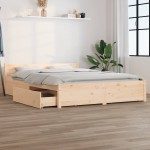 vidaXL Cadru de pat cu sertare, 160x200 cm vidaXL Cadru de pat cu sertare, 160x200 cm