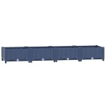 vidaXL Strat înălțat, 160 x 40 x 23 cm, polipropilenă