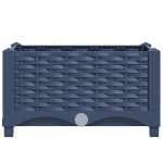 vidaXL Strat înălțat, 160 x 40 x 23 cm, polipropilenă