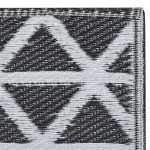 vidaXL Covor de exterior, ARAKIL negru, 80x150 cm, PP