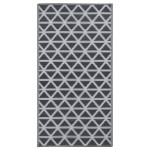 vidaXL Covor de exterior, ARAKIL negru, 120x180 cm, PP