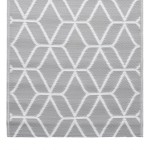 vidaXL Covor de exterior, ARAKIL gri, 120x180 cm, PP