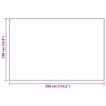 vidaXL Covor de exterior, ARAKIL alb și negru, 190x290 cm, PP