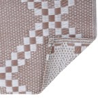 vidaXL Covor de exterior, ARAKIL maro, 80x150 cm, PP