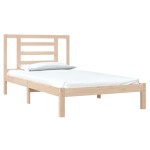 vidaXL Cadru de pat fără saltea, 90x200 cm, lemn masiv pin