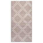 vidaXL Covor de exterior, ARAKIL maro, 190x290 cm, PP