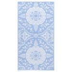 vidaXL Covor de exterior, ARAKIL bleu, 80x150 cm, PP