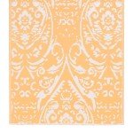 vidaXL Covor de exterior, ARAKIL portocaliu/alb, 80x150 cm, PP