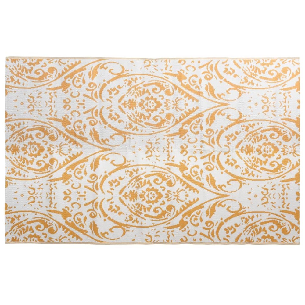 vidaXL Covor de exterior, ARAKIL portocaliu/alb, 190x290 cm, PP