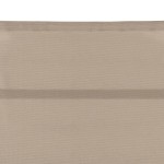vidaXL Șezlong, crem, aluminiu și textilenă