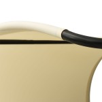 vidaXL Șezlong de plajă dublu cu baldachin, gri taupe&crem, textilenă vidaXL Șezlong de plajă dublu cu baldachin, gri taupe&crem, textilenă