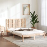 vidaXL Cadru de pat fără saltea, 140x190 cm, lemn masiv de pin vidaXL Cadru de pat fără saltea, 140x190 cm, lemn masiv de pin