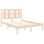 vidaXL Cadru de pat fără saltea, 140x190 cm, lemn masiv de pin vidaXL Cadru de pat fără saltea, 140x190 cm, lemn masiv de pin
