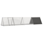 vidaXL Cușcă pentru iepuri, antracit 403,5x80,5x71 cm oțel galvanizat vidaXL Cușcă pentru iepuri, antracit 403,5x80,5x71 cm oțel galvanizat