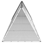 vidaXL Cușcă pentru iepuri, antracit 403,5x80,5x71 cm oțel galvanizat vidaXL Cușcă pentru iepuri, antracit 403,5x80,5x71 cm oțel galvanizat