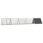 vidaXL Cușcă pentru iepuri antracit 504,5x80,5x71 cm oțel galvanizat vidaXL Cușcă pentru iepuri antracit 504,5x80,5x71 cm oțel galvanizat