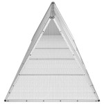 vidaXL Cușcă pentru iepuri, gri, 504,5x80,5x71 cm, oțel galvanizat vidaXL Cușcă pentru iepuri, gri, 504,5x80,5x71 cm, oțel galvanizat