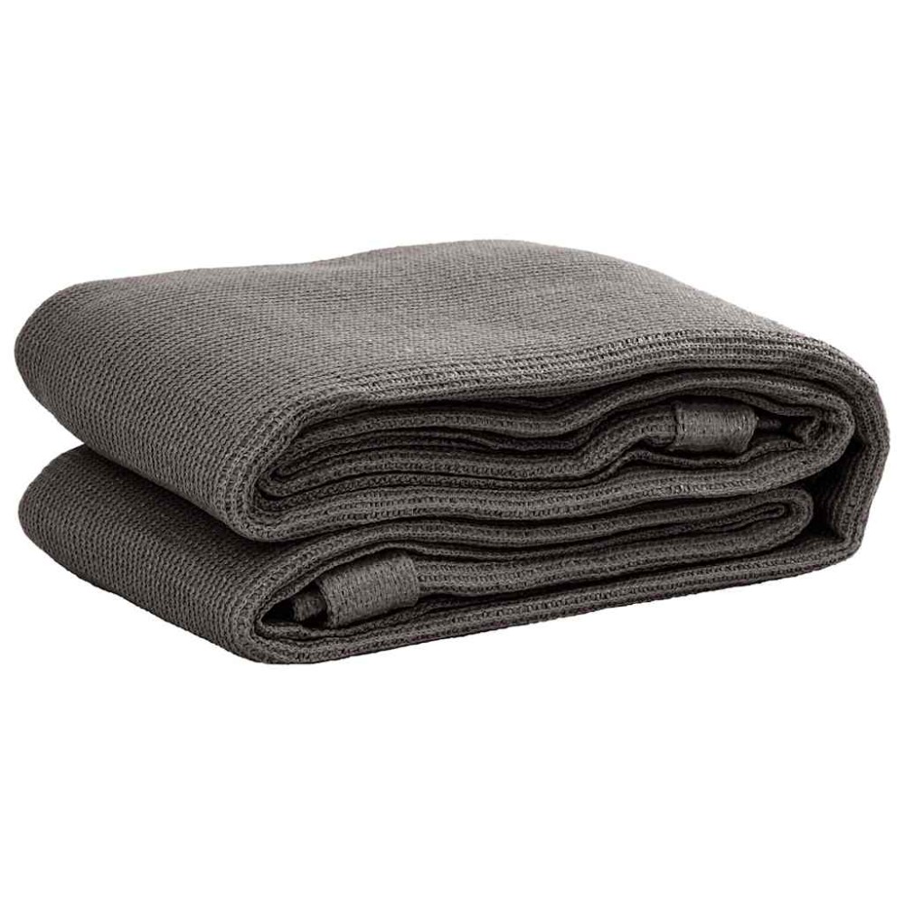 vidaXL Covor pentru cort, antracit, 250x250 cm, HDPE