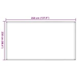 vidaXL Covor pentru cort, antracit, 250x350 cm