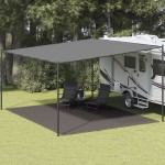 vidaXL Covor pentru cort, antracit, 400x500 cm vidaXL Covor pentru cort, antracit, 400x500 cm