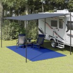vidaXL Covor pentru cort, albastru, 250x400 cm vidaXL Covor pentru cort, albastru, 250x400 cm