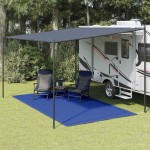 vidaXL Covor pentru cort, albastru, 250x450 cm vidaXL Covor pentru cort, albastru, 250x450 cm