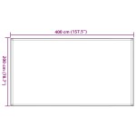 vidaXL Covor pentru cort, bej, 200x400 cm vidaXL Covor pentru cort, bej, 200x400 cm
