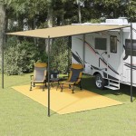 vidaXL Covor pentru cort, bej, 250x400 cm vidaXL Covor pentru cort, bej, 250x400 cm