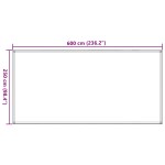 vidaXL Covor pentru cort, bej, 250x600 cm vidaXL Covor pentru cort, bej, 250x600 cm