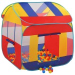 vidaXL Cort de joacă cu 550 de bile, 123x120x126 cm vidaXL Cort de joacă cu 550 de bile, 123x120x126 cm