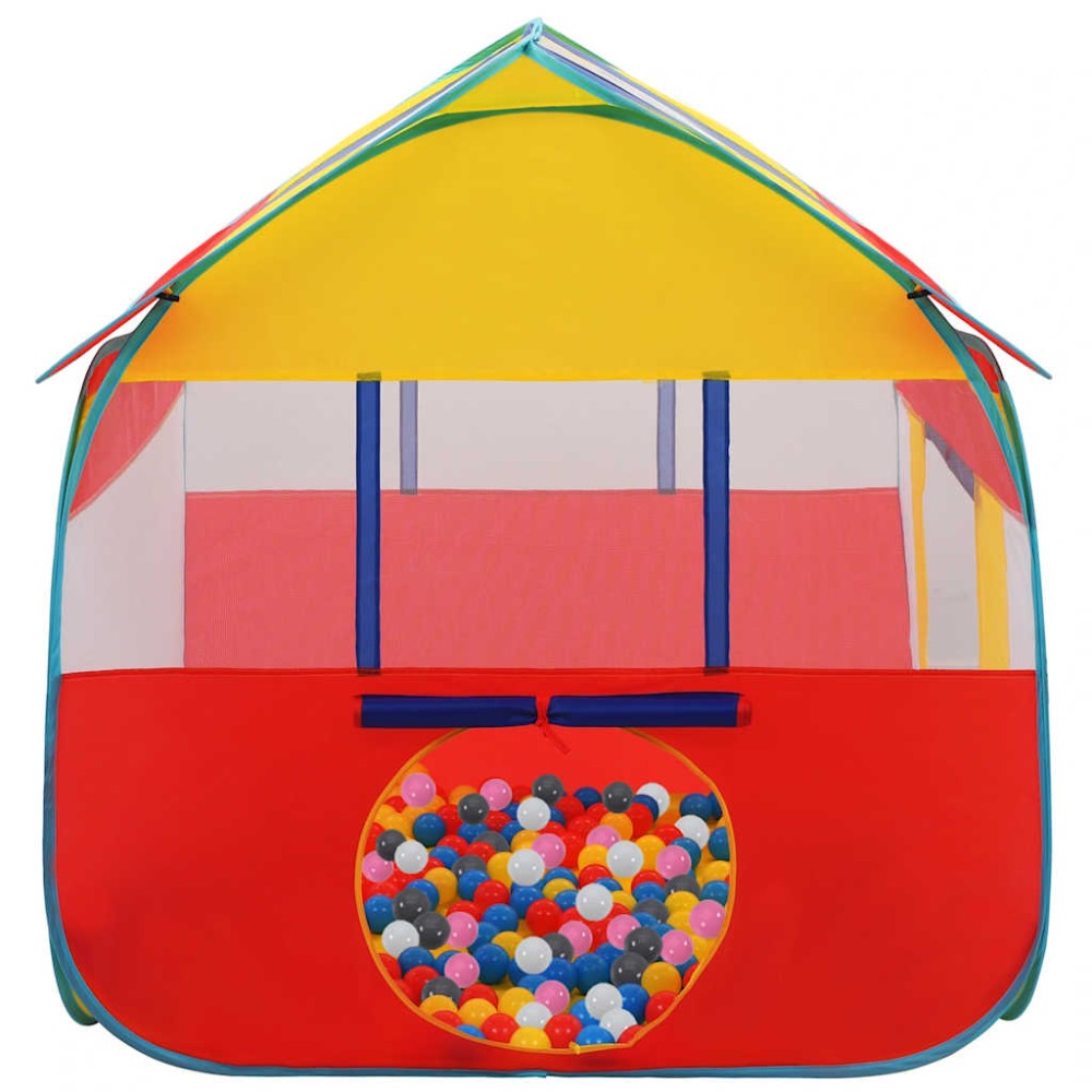 vidaXL Cort de joacă cu 550 de bile, 123x120x126 cm