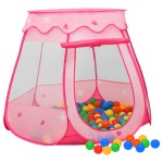 vidaXL Cort de joacă pentru copii cu 250 bile, roz, 102x102x82 cm vidaXL Cort de joacă pentru copii cu 250 bile, roz, 102x102x82 cm