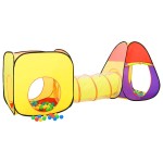 vidaXL Cort de joacă pentru copii 250 bile, multicolor, 255x80x100 cm vidaXL Cort de joacă pentru copii 250 bile, multicolor, 255x80x100 cm