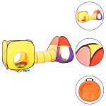 vidaXL Cort de joacă pentru copii 250 bile, multicolor, 255x80x100 cm vidaXL Cort de joacă pentru copii 250 bile, multicolor, 255x80x100 cm