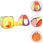 vidaXL Cort de joacă pentru copii 250 bile, multicolor, 255x80x100 cm vidaXL Cort de joacă pentru copii 250 bile, multicolor, 255x80x100 cm