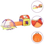 vidaXL Cort de joacă pentru copii 250 bile, multicolor, 338x123x111 cm vidaXL Cort de joacă pentru copii 250 bile, multicolor, 338x123x111 cm