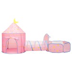 vidaXL Cort de joacă pentru copii cu 250 bile, roz, 301x120x128 cm vidaXL Cort de joacă pentru copii cu 250 bile, roz, 301x120x128 cm