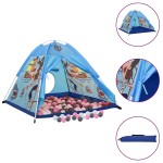 vidaXL Cort de joacă pentru copii cu 250 bile, albastru, 120x120x90 cm vidaXL Cort de joacă pentru copii cu 250 bile, albastru, 120x120x90 cm