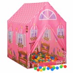 vidaXL Cort de joacă pentru copii cu 250 bile, roz, 69x94x104 cm vidaXL Cort de joacă pentru copii cu 250 bile, roz, 69x94x104 cm