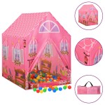 vidaXL Cort de joacă pentru copii cu 250 bile, roz, 69x94x104 cm vidaXL Cort de joacă pentru copii cu 250 bile, roz, 69x94x104 cm