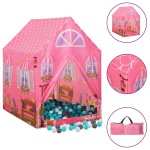 vidaXL Cort de joacă pentru copii cu 250 bile, roz, 69x94x104 cm vidaXL Cort de joacă pentru copii cu 250 bile, roz, 69x94x104 cm