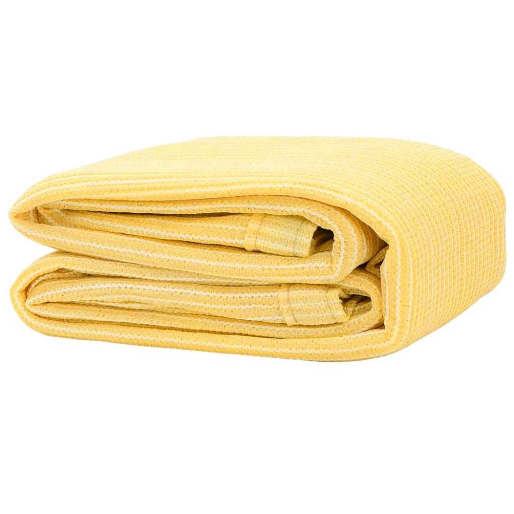 vidaXL Covor pentru cort, bej, 400x800 cm, HDPE