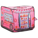 vidaXL Cort de joacă pentru copii cu 250 bile, roz, 70x112x70 cm vidaXL Cort de joacă pentru copii cu 250 bile, roz, 70x112x70 cm