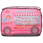 vidaXL Cort de joacă pentru copii cu 250 bile, roz, 70x112x70 cm