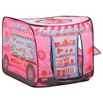 vidaXL Cort de joacă pentru copii cu 250 bile, roz, 70x112x70 cm vidaXL Cort de joacă pentru copii cu 250 bile, roz, 70x112x70 cm
