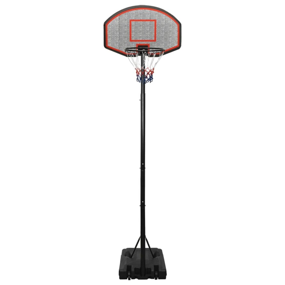 vidaXL Suport cu coș de baschet, negru, 282-352 cm, polietilenă