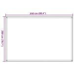 vidaXL Covor pentru cort, maro, 250x200 cm vidaXL Covor pentru cort, maro, 250x200 cm